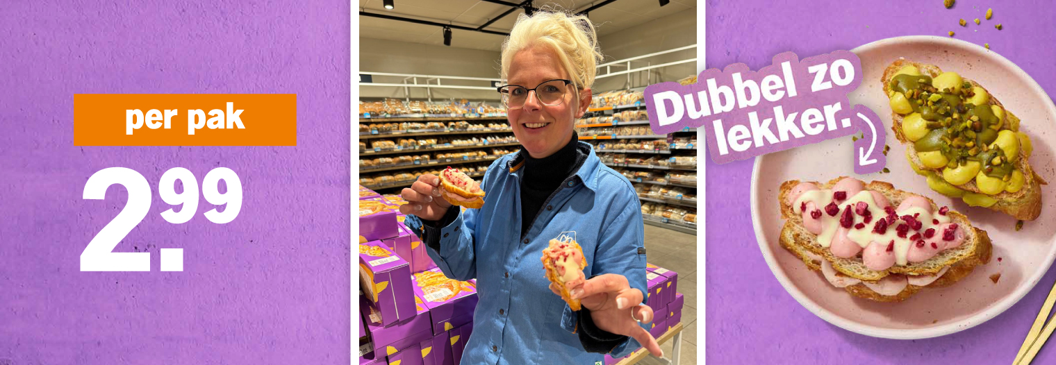 Dubbel zo lekker!