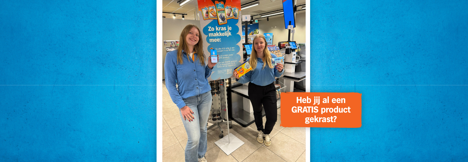 Kras mee voor gratis producten