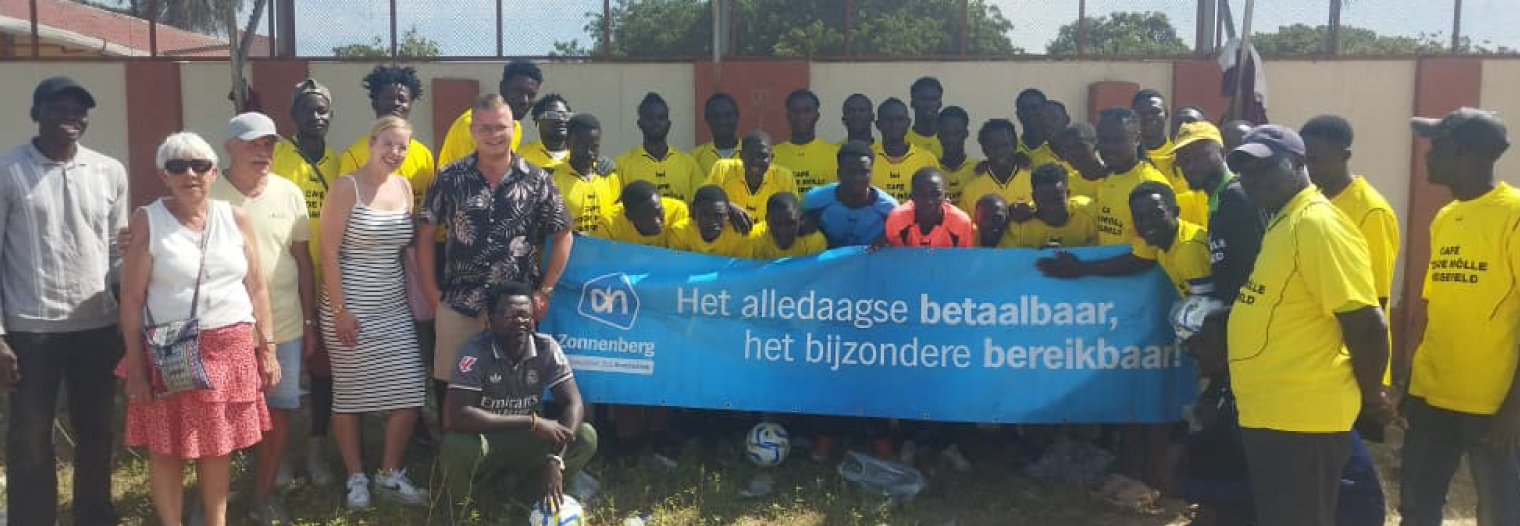 Een mooie bijdrage aan Gambia!