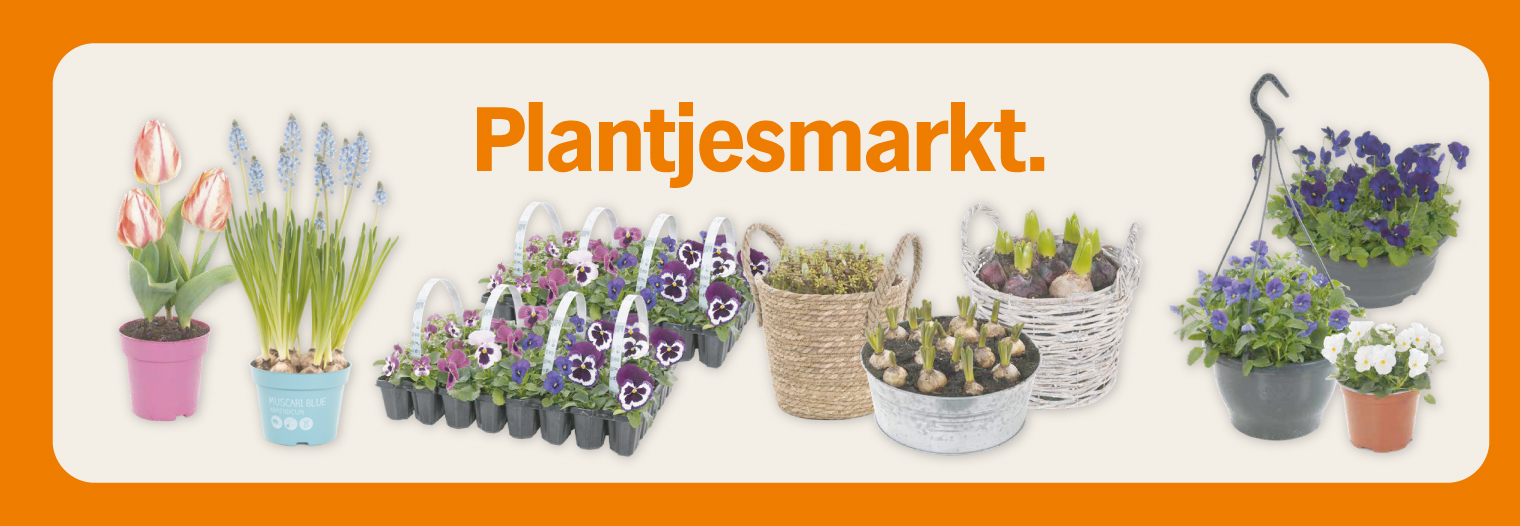 Kom ook langs bij onze Plantjesmarkt!