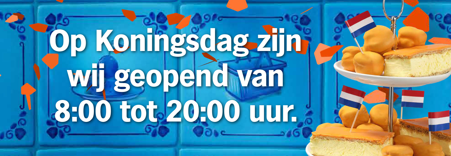 Openingstijden Koningsdag
